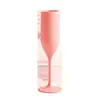 Copas de champán de pie alto, venta directa del fabricante, copas de vino de PS aptas para alimentos, copas de vino espumoso, copas de plástico de colores, copas de vino tinto