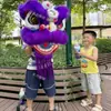 Danza del León para Niños con Abanico de Plástico Parpadeante Tamaño Escolar