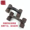 Masajeador Rodillo de Madera para Alas de Pollo Masajeador de Cuatro Ruedas Masajeador Manual de Madera para Cuerpo Abdominal Venta al por Mayor
