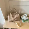 Bolsa Cruzada Estilo Nuevo Otoño 2026 Versión Coreana Bolsa de Tela de un Solo Hombro Bolso Pequeño de Nicho para Mujer Bolso Cruzado Ligero de Moda Casual