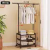 Prateleira de Chão Simples Transfronteiriça para Sapatos e Chapéus para Quarto Uso Doméstico, Cabide de Armazenamento, Cabideiro, Cabide de Casacos, Varal de Roupas, Cabide
