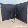 Barrera plegable tipo paraguas para protección de seguridad en escenas de accidentes de tráfico, control temporal y barrera de advertencia