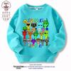 Caixa de Ritmo Sprunki Roupas Musicais Moletom para Meninos Camisa de Base Outono e Inverno Top de Gola Redonda Manga Longa Trbottomy 7