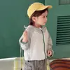 Jaqueta com Capuz de Proteção Solar de Verão para Meninos e Meninas, Roupa Externa com Proteção UV de Desenho Animado -210185