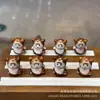 Mochila de Tallado de Raíz de Fruta Marfil Oso Accesorios DIY Pulsera Separador de Cuentas Cuerda Trenzada Colgante Accesorios Creativos