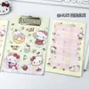 Portapapeles de Dibujos Animados A6 Bloc de Notas Adhesivas Páginas Interiores Colección Grande Páginas de Colores Papel Fotográfico Libro Recordatorio Portátil Toma de Notas Cuaderno de Mensajes