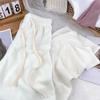 Pantalones de Cachemir tipo Toalla para Mujer, Pantalones Casuales de Pierna Recta de Cintura Alta para Otoño e Invierno, Pantalones Anchos de Cachemir Grueso Forrados de Felpa, Elegantes para el Trayecto al Trabajo