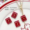 Serie Roja de Navidad y Año Nuevo Conejo Lindo Oso Paixing Cuentas Accesorios de Aleación DIY Cuentas