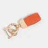 Chaveiro de Pele de Cordeiro Francês Pingente Simples para Chave de Carro Personalizado Casal Criativo Chaveiro Tendência Brincar