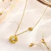 Diseño de Estambre de Flor de Margarita con Incrustación de Circonita, Pendientes de Cadena Larga, Conjunto de Pendientes y Collar de Lujo Ligero de Alta Gama Europeo y Americano, Estilo de Nicho