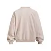 Sudadera redonda lavada y desgastada para hombre, holgada y casual, adecuada para primavera y otoño, con un sutil estampado de silueta