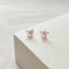 925 Pin Estilo Fada Brincos de Borboleta Tridimensionais Feminino Doce e Pequeno Estilo Mori Novos Brincos de Meninas de Alta Qualidade na Moda Brincos