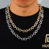 Colar Masculino Rosa com Zircônia Rosa Cruzado Europeu e Americano Hip-Hop Personalizado Corrente de Infinito em Forma de 8 Versátil Pulseira Masculina de Alta Qualidade