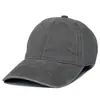 Boné de Baseball Vintage Lavado com Bordado de Letra, Moda Retrô Tendência Unisex para Exterior Proteção Solar