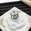 Anillo Ajustable Dior/Dior Best-Seller Transfronterizo Letra Cd para Mujer, Anillo Abierto de Latón Vintage Abeja Lujo Ligero Europeo y Americano