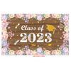 Temporada de Graduación Decoración Tela de Poliéster Cartel Birrete de Doctorado Banner de Graduación Reunión de Clase Escolar Personalizado Exclusivo de Temporada de Graduación