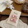 Acessórios de Cabelo Geométricos de Coelho Rosa e Urso Feitos à Mão para Meninas, Presilhas Laterais e Headwear Doces e Fashion