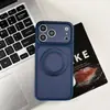 Funda de Teléfono Magnética de Color Sólido Aplicable a Apple 17ProMax Sensación de Alta Gama 16 Estilo Coreano 15 Pareja 14 Mate 13