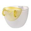 Taza medidora con filtro de escala, taza para batir huevos de plástico líquido para huevos, taza para hornear huevos con colador, cocina, colador para lavar arroz, taza para lavar arroz
