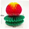 Pratos de Pêssego de Papel, Cestas Dobráveis de Flor de Papel, Mini Pêssegos de Papel, Maçãs de Papel, Torres Dobráveis do Festival do Meio do Outono, Materiais para Artesanato Dobradura de Papel Festivo