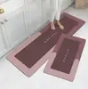 Set Combinado de Alfombrilla para Piso de Baño y Cocina Absorbente de Agua de Lodo Diatómico Secado Rápido Antideslizante Suave