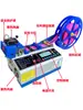 Máquina de Corte Térmico para Tubo de Malha Trançada de Nylon Qili Máquina de Corte de Fita Totalmente Automática Máquina de Corte Telescópico para Tubo Termoencolhível Pte