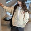 Chaqueta con capucha para niña, conjunto de otoño, sudadera casual de estilo coreano para niños, top de corazón de primavera y otoño para niñas mayores