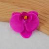 Filme de impressão 3D cabeça de flor phalaenopsis cabeça de flor phalaenopsis simulação artesanal cabeça de flor de presente de mão para casamento decoração de cabeça de flor transfronteiriça