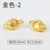 Botão de Cheongsam de Metal Botão de Bronze Sólido Vintage Botão Dourado Prateado Estilo Nacional Traje Tang Hanfu Botão Decorativo de Alta Qualidade