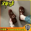 Zapatos retro estilo Birkenstock para mujer con suela blanda para otoño/invierno 2026, con un talón que se puede pisar, versátiles para ir al trabajo, cómodos para uso prolongado, antideslizantes y con una suela suave para uso casual