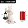 Estatuas de Animales Transfronterizas con Luces LED, Luces Solares, Adornos de Decoración para Patio Exterior, Jardín, Casa, Personalización de Paisajismo