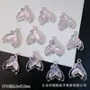 Pingente de cauda de sereia com gradiente de cor super fada de fantasia acessórios de joias para brincos, colares, pulseiras diy feitos à mão atacado