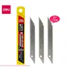 Cuchillo de utilidad para charcutería Cuchillo pequeño para papel tapiz de 30 grados Hoja negra Cuchillo para cortar papel de acero inoxidable de 60 grados Cuchillo para cortar película y metal Cuchillo de arte