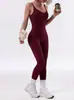 Mono de Yoga Transfronterizo para Mujer con Tirantes, Hermoso Diseño de Espalda, Body de Fitness, Control de Abdomen, Realce de Glúteos Durazno, Mono Deportivo