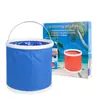 Cubo Plegable para Lavado de Autos Cubo Multifuncional Portátil para Exterior para Lavado de Autos 11L