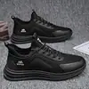 Zapatos de Hombre Transfronterizos, Zapatos Casuales Cómodos con Cordones, Punta Redonda de Moda, Estilo de Celebridad de Internet, Ligeros y Transpirables, Zapatos Deportivos para Hombre al por Mayor