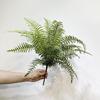 Em estoque Simulação Sistema Mori Falso Pátio Varanda Planta Parede Flor Sulco Decoração Samambaia Persa Samambaia Samambaia Samambaia Samambaia Pacote de Folhas de Samambaia Planta em Vaso