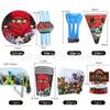 Suministros de decoración para fiesta de cumpleaños de Phantom Ninja, bandeja de papel para niño, hombre enmascarado, vaso de papel, fiesta de cumpleaños infantil, disfraces