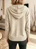 Cárdigan de Punto con Capucha de Manga Larga para Mujer Tallas Grandes, Suéter Holgado tipo Abrigo para Primavera, Otoño e Invierno, de Venta Caliente Transfronteriza