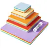 Origami Artesanal Infantil para Alunos do Ensino Fundamental e Jardim de Infância Especial Cartão Rígido Grande Papel Colorido Cartão Colorido em Vários Tamanhos