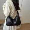 Bolsa de ombro de grande capacidade, moderna, estilo retrô para mulheres, perfeita para o dia a dia, com toque de alta qualidade, nova coleção primavera 2026, estilo coreano, design minimalista