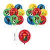Decoración para Fiesta de Cumpleaños Temática de Fútbol de Ronaldo Transfronterizo Suministros Pancarta Bandera de Pastel Set de Globos