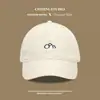 [Mismo Estilo que Xu Yiyang] Gorra de Béisbol Suave Bordada Estilo Coreano Simple para Mujer, Ala Ancha, Adelgazante del Rostro, Gorra tipo Pico para Sombrilla