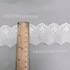 Nueva máquina grande bordado de algodón encaje banda de código de barras encaje perforado ancho aproximado 4 cm ropa para niños accesorios para ropa del hogar encaje