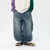 Jeans para niños 2026 otoño nuevo estilo pantalones casuales rectos para niños japoneses y coreanos, pantalones tipo zanahoria de moda para bebés y niños pequeños