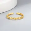 Anillo de Corazón Hueco para Mujer, Diseño de Nicho, Elegante Ropa de Trabajo Otoño e Invierno Anillo con Forma de Corazón, Anillo Elegante, Ajustable de Moda