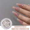 Accesorios para Uñas 2026 Nuevas Perlas de Acero de Alta Gama Pedrería Checa de Fondo Plano Paquete de Materiales Mixtos Salón de Uñas Pedrería de Mariposa