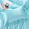 Promoção de fronhas de seda, mesmo estilo das lojas, individuais ou em par, fronhas de seda frescas para o verão, fronhas de seda para beleza