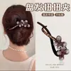 Novo Prendedor de Cabelo Azul Estilo Chinês com Laço Torcido para Penteados Altos, Presilha de Cabelo para Nuca para Mulheres, Novo Acessório de Cabelo de Luxo 2026