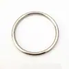 Accesorios de ferretería para equipaje anillo de alambre de hierro hebilla anillo metálico anillo de hierro tipo O llavero sin costura hebilla de caja bolsa cerradura de aleación
